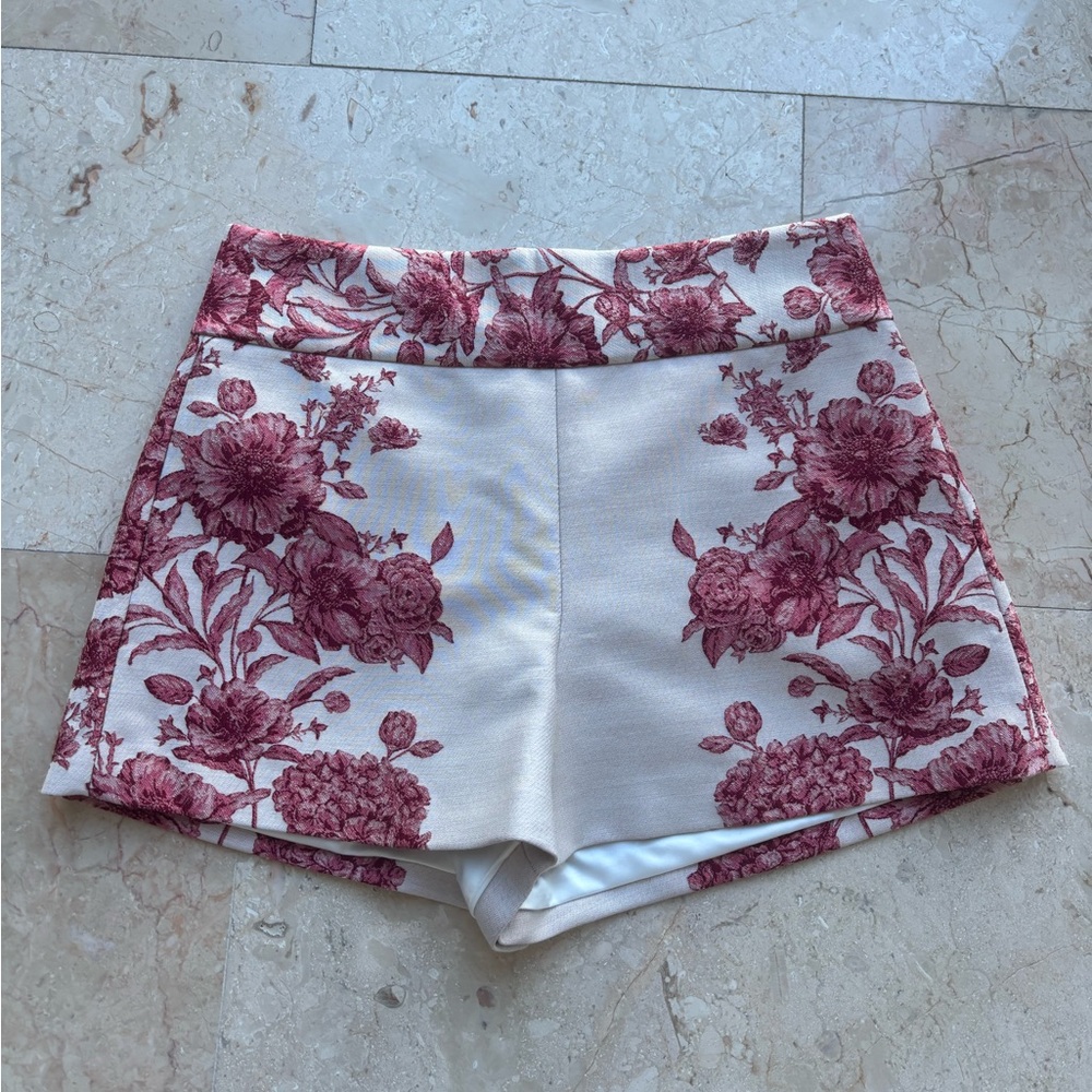 Alice + Olivia Mya Floral Shorts